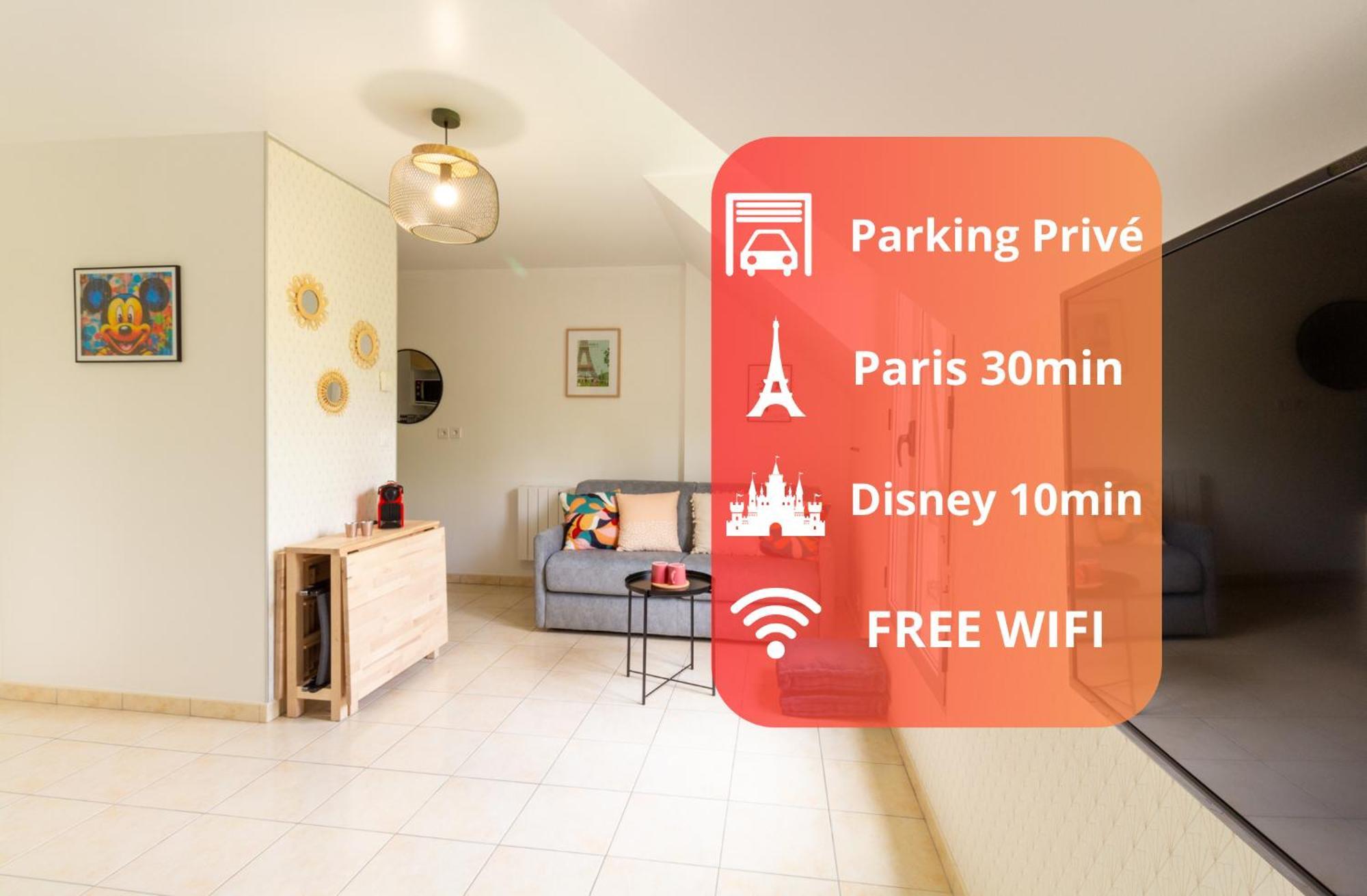 Apartmán Le Bienvenue Bussy-Saint-Georges Exteriér fotografie